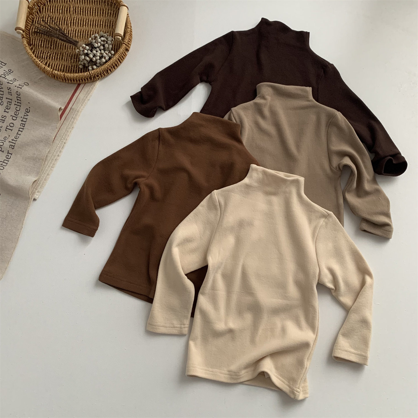 淘气小妞软糯磨毛男童打底衫秋冬2026新款儿童女童宝宝半高领长袖,童装/婴儿装/亲子装,T恤,淘宝优惠券,粉丝福利购,淘宝优惠卷