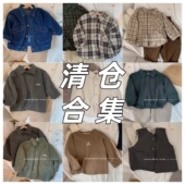 清仓 外套 两件 春秋男女童衬衫 清仓合集1 包邮 断码