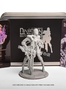 75mm树脂人物海军陆战队Hayley海莉性感女兵人重装步兵gk白模型Y6