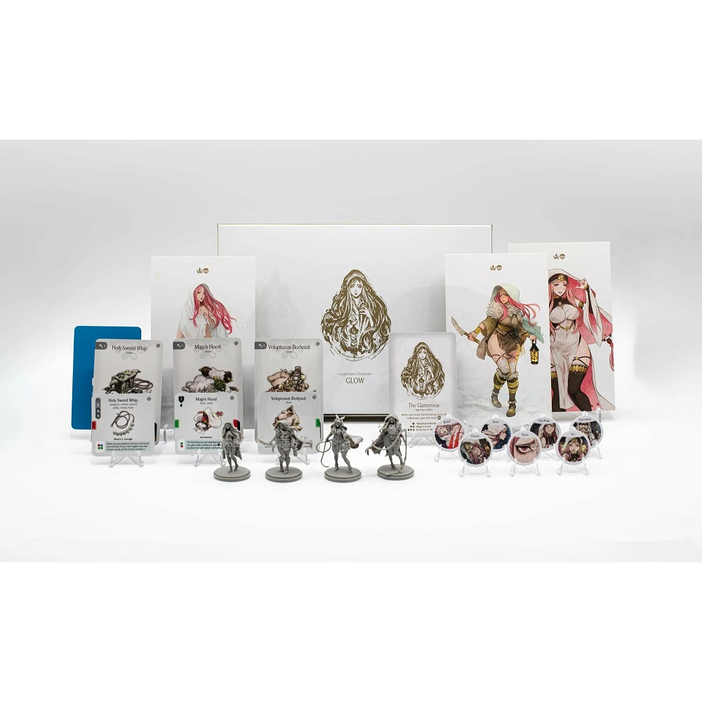 死亡国度Death Kingdom模型Glow套装30mm性感战棋gk白模手办 Y166