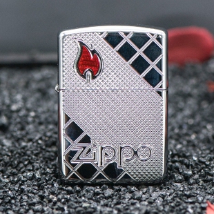 正品 专柜正版 ZIPPO打火机 加厚铠甲29098 镜面盔甲火焰 美国原装