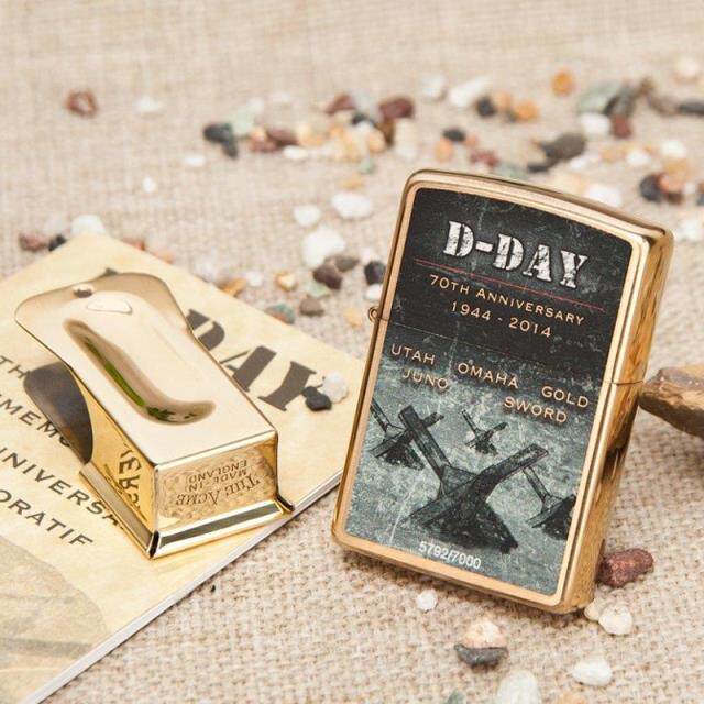 美国原装正品 ZIPPO打火机 诺曼底登陆 70周年纪念版 限量版7000