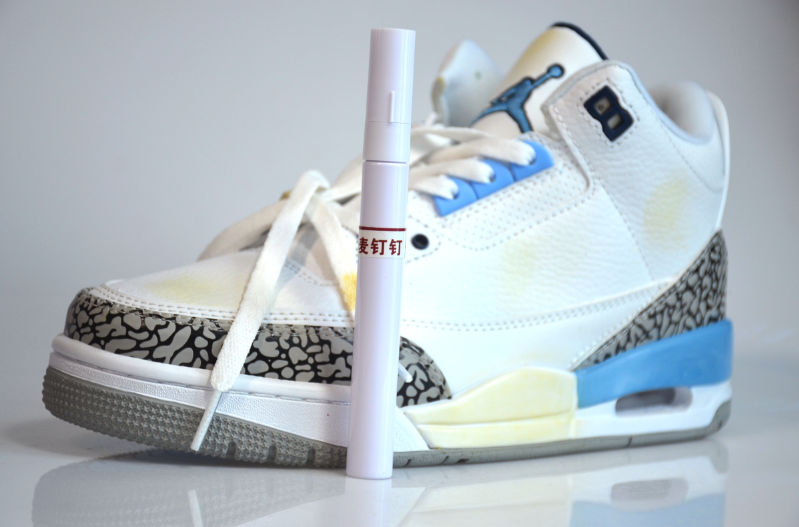 球鞋中底做旧鞋底氧化笔皮革变黄