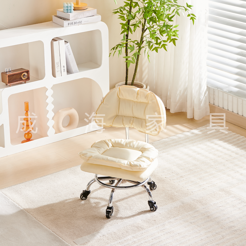 万向轮超静音客厅小凳子高级感