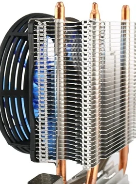 散热器台式电脑CPU风扇双热管AMDCPU天马9cm115X万家风/风扇铜管