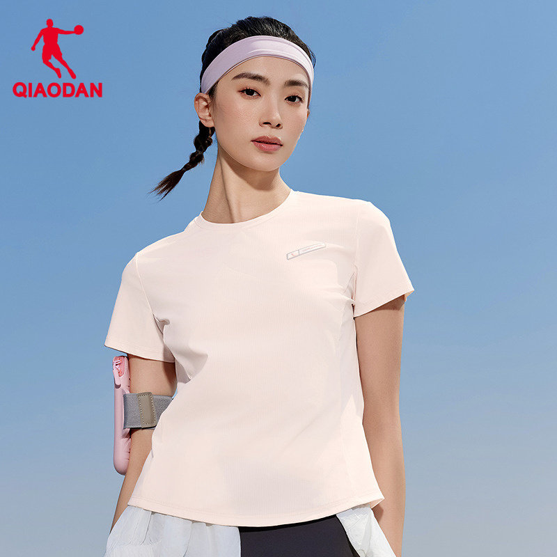 商场同款乔丹短袖T恤衫女2026夏季新款宽松透气舒适弹力冰感上衣