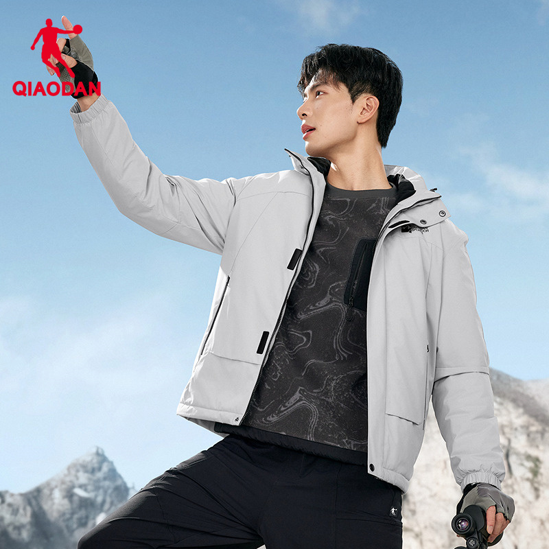 乔丹运动风衣男防风防水加绒外套