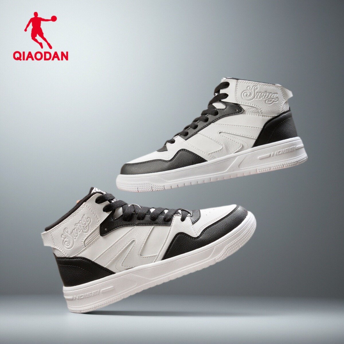 乔丹黑白高帮板鞋2025年冬季新品男款运动鞋增高防滑耐磨男鞋保暖,运动鞋new,板鞋,淘宝优惠券,粉丝福利购,淘宝优惠卷