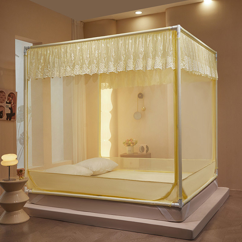 尚尚芊婴A级婴幼儿防摔防蚊全包蚊帐蕾丝花边全底蚊帐2026新款