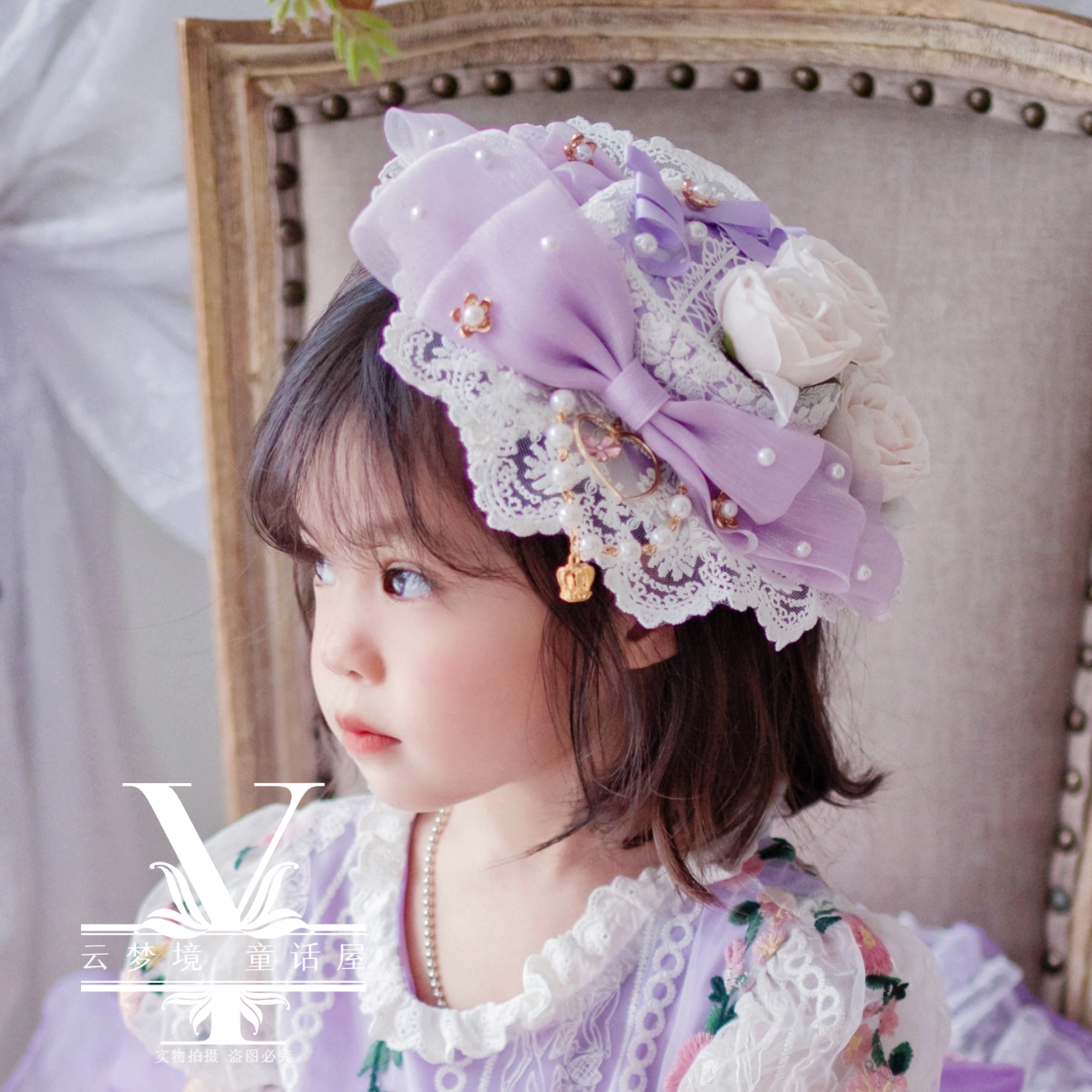 女童西班牙重工礼帽圆盘发夹复古宫廷蕾丝花边洛丽塔裙子配套发饰,童装/婴儿装/亲子装,发饰,淘宝优惠券,粉丝福利购,淘宝优惠卷