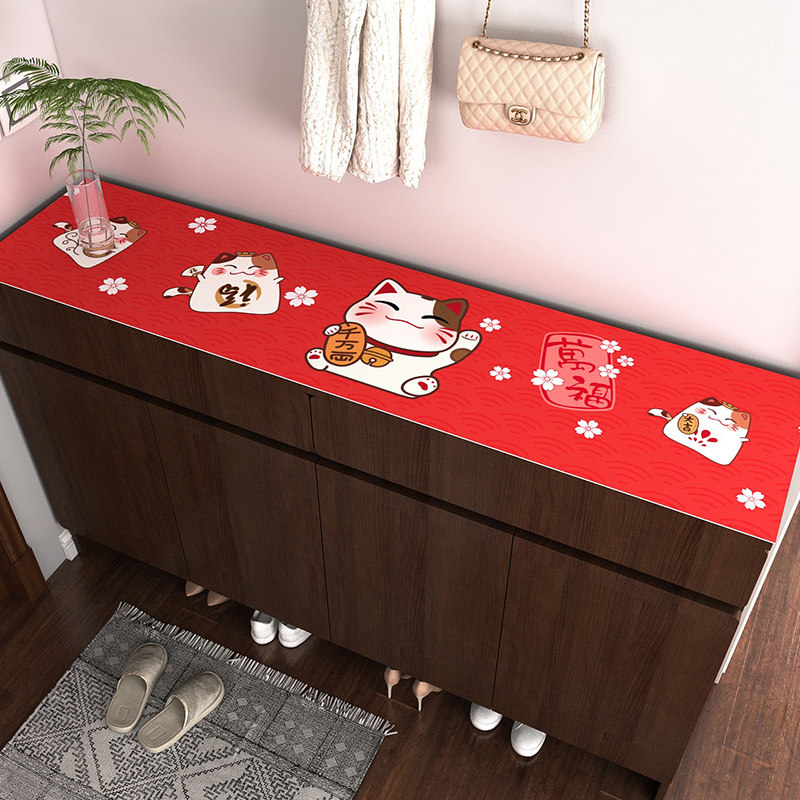 2026新年餐边柜桌垫防水防油玄关鞋柜酒柜电视柜台面保护垫子桌布,居家布艺,桌布,淘宝优惠券,粉丝福利购,淘宝优惠卷