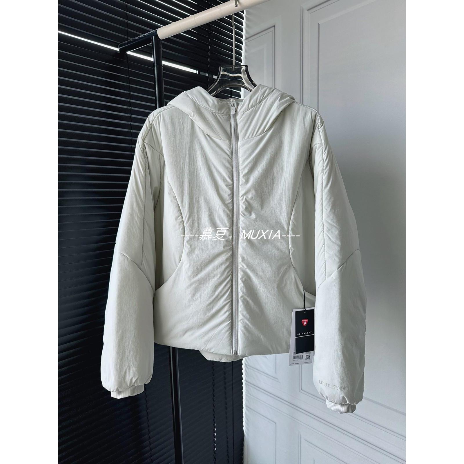 全套原版现货~25早款带标全品y厂LL秋冬糯叽连帽宽松休闲面包棉服