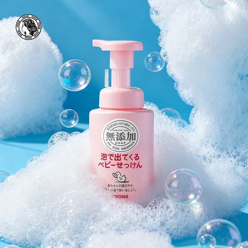 日本三芳MIYOSHI婴幼宝宝儿童洗面奶洁面乳泡沫型无添加250ml
