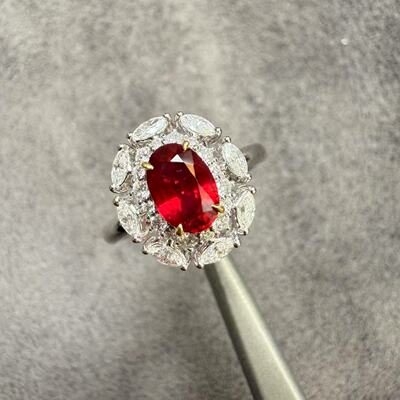 红宝戒指蓝宝戒指甄选