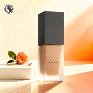 孕妈挚爱 干敏皮 甄选 THREE精油养肤粉底液妈生好皮裸感奶油肌