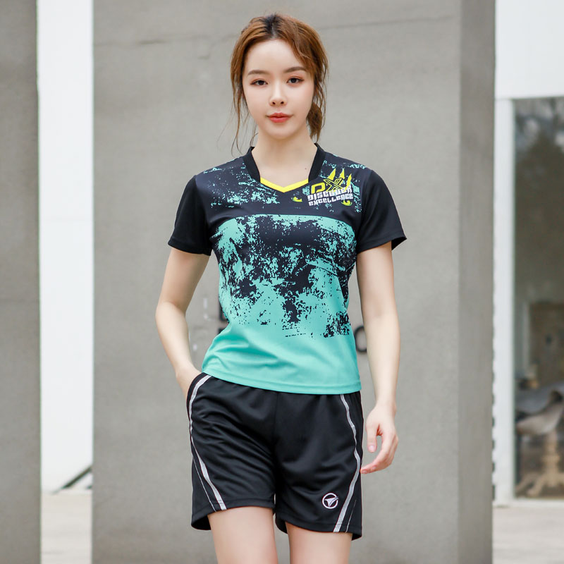 团购速干羽毛球服男女款套装情侣韩版运动服透气排球比赛定制队服