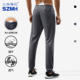2025秋季 轻薄健身训练束脚裤 男户外休闲跑步裤 三枝梅花速干运动裤