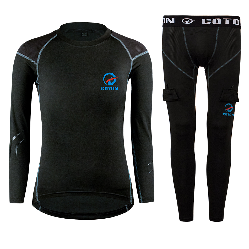 COTON儿童冰球速干衣裤套装 青少年曲棍球打底 吸湿排汗快干 现货|ruв категории спортивный костюм/досуг одежды, спортивный костюм - от Buy2taobao.com для оказания профессиональной услуги покупки агента Taobao
