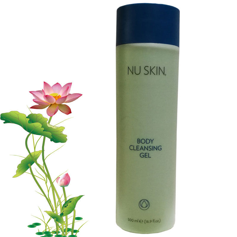 进口NUSKIN如新正品 清爽洁净沐浴啫喱芦荟沐浴露500ML