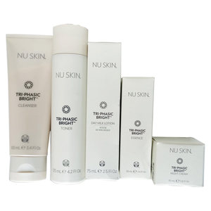 美国进口NUSKIN如新正品滢白三效保养系列套装莹白套装美白套装