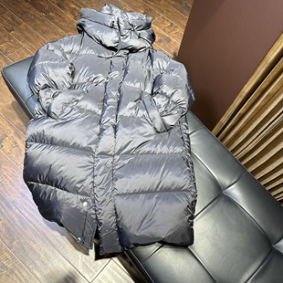 实体精品童装店 中大童男童女童连帽白鸭绒大被子长款羽绒服