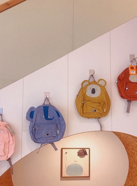 比利时Trixie幼儿园书包男女孩儿童小书包宝宝卡通背包双肩包帆布