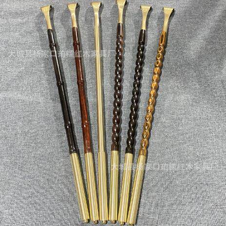 实木痒痒挠痒耙不求人老头用实木抓背器木质铜头痒痒挠
