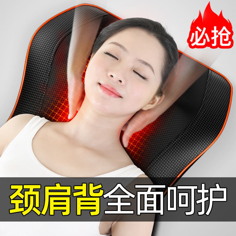 颈椎按枕护颈靠垫工厂多功能按器车载线电动跨境货源