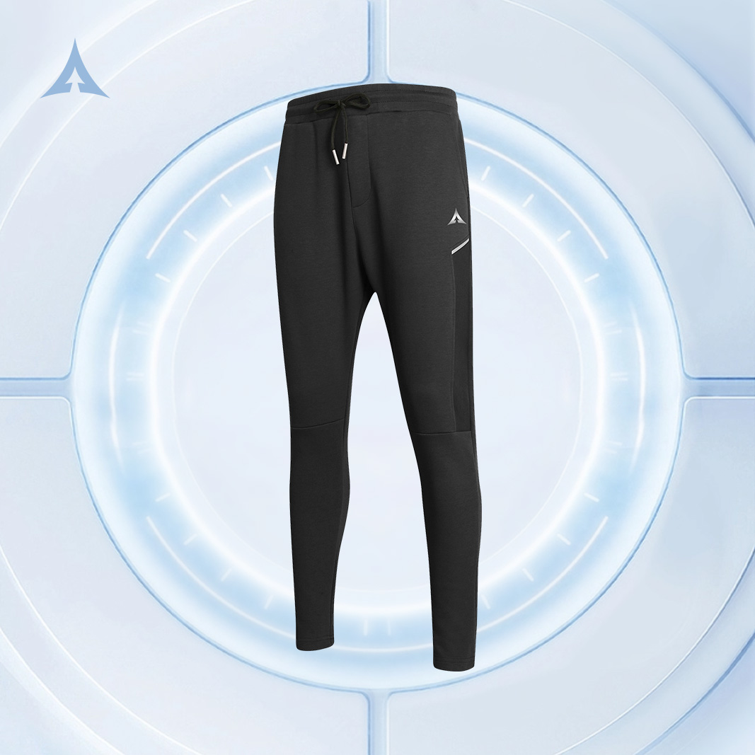 路克士冬季男女训练加绒裤户外跑步时尚休闲收腿运动裤保暖3031