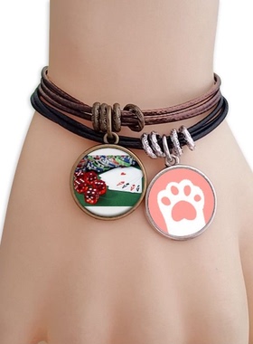 骰子摄影猫咪礼品手链