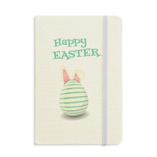 复活节快乐信仰节日彩蛋条纹硬质笔记本办公记事本子学生用
