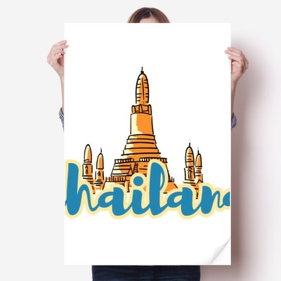 泰国墙贴纸卧室海报