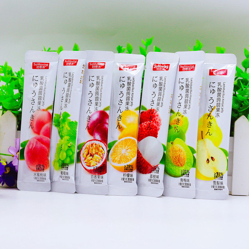 好感冻乳酸菌蒟蒻果冻条装状可吸果汁即食水蜜桃葡萄混合果味散装,零食/坚果/特产,果冻/布丁,淘宝优惠券,粉丝福利购,淘宝优惠卷