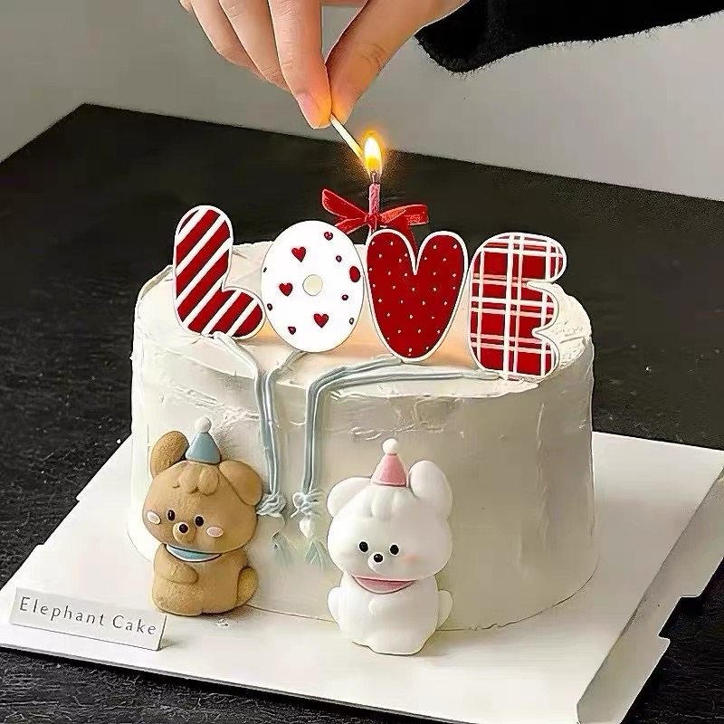 214情人节蛋糕装饰可爱抱抱修狗亚克力love插件纪念日蛋糕装饰品,节庆用品/礼品,蛋糕/烘焙装饰用品,淘宝优惠券,粉丝福利购,淘宝优惠卷