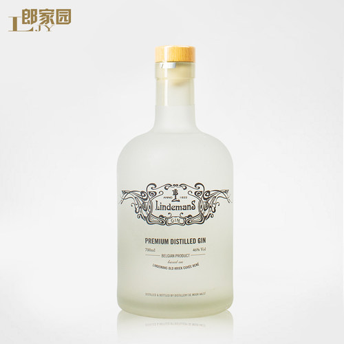 比利时进口洋酒LINDEMANS林德曼啤酒花香草风味金酒700ml