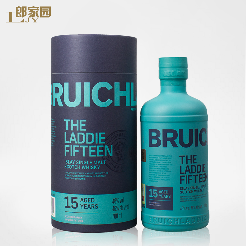 布赫拉迪15年单一麦芽苏格兰威士忌 Bruichladdich 艾雷岛洋酒