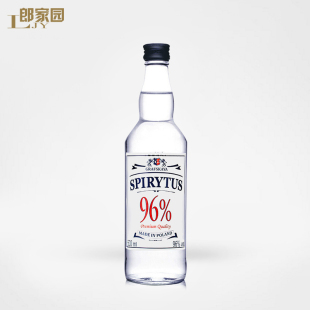 郎家园洋酒生命之水96度伏特加波兰进口基酒鸡尾酒调酒原味500ml