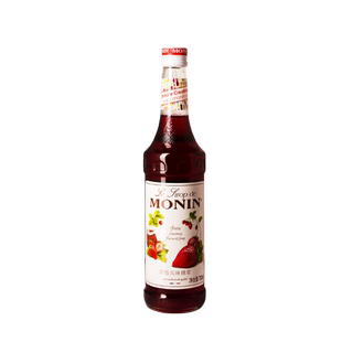 莫林糖浆monin strawberry syrup 莫林草莓风味糖浆700mL