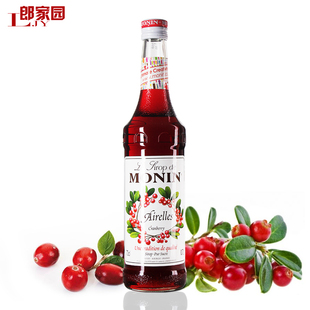 cranberry 郎家园 莫林monin 莫林蔓越莓风味糖浆 包邮 syrup