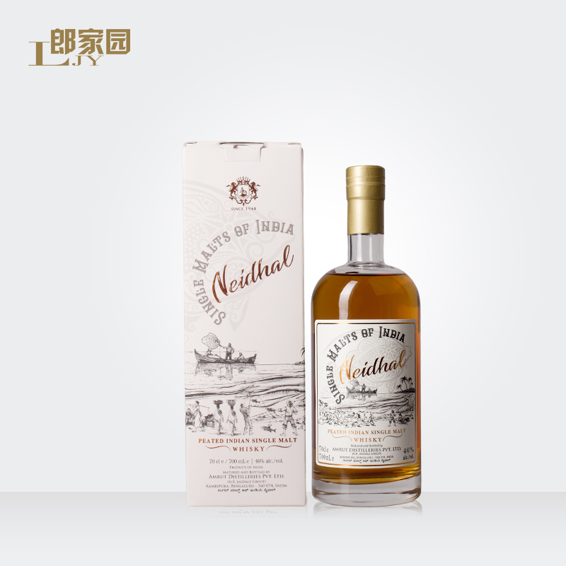 郎家园洋酒Amrut Neidhat阿目/雅沐特高原海岸泥煤单一麦威士忌-封面