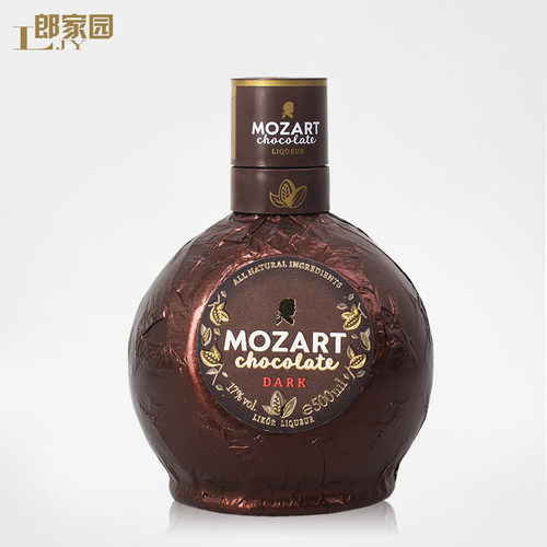原装进口洋酒奥地利Mozart莫扎特黑巧克力利口酒17%vol500ml