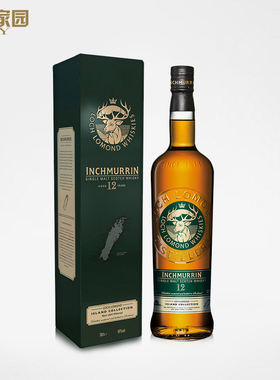 LOCH LOMOND/罗曼湖迈伦岛12年苏格兰单一麦芽威士忌46度700ml