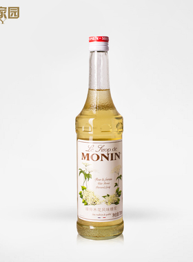 莫林糖浆monin elderflower syrup莫林接骨木花风味糖浆700mL