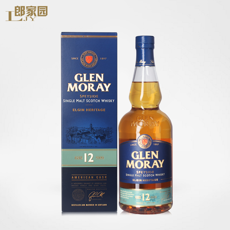格兰莫雷12年单一麦芽威士忌酒