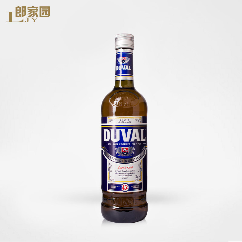 郎家园洋酒法国duval pasitis杜瓦尔茴香酒利口酒700ml