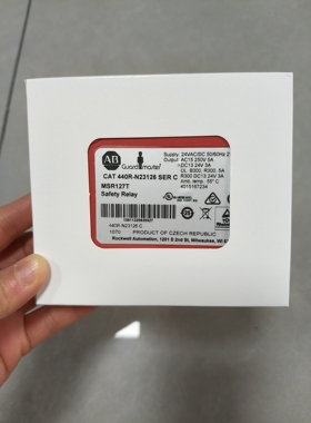 AB罗克韦尔安全继电器MSR127T 440R-N23126 MSR126T 440R-N23117