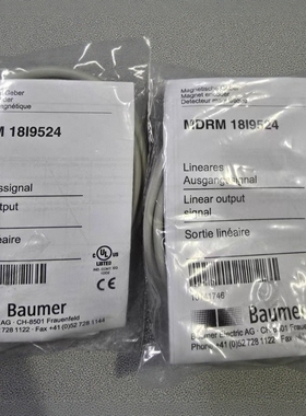 Baumer堡盟磁式角度传感器MDRM 18I9524订货号10141476全新原装