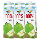 臻富100%芭乐汁纯果汁番石榴汁1kg 好喝健康饮品饮料 6大瓶整箱