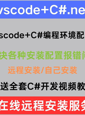 .NET远程安装vscode配置C#编程环境编写C#语言Visual Studio Code