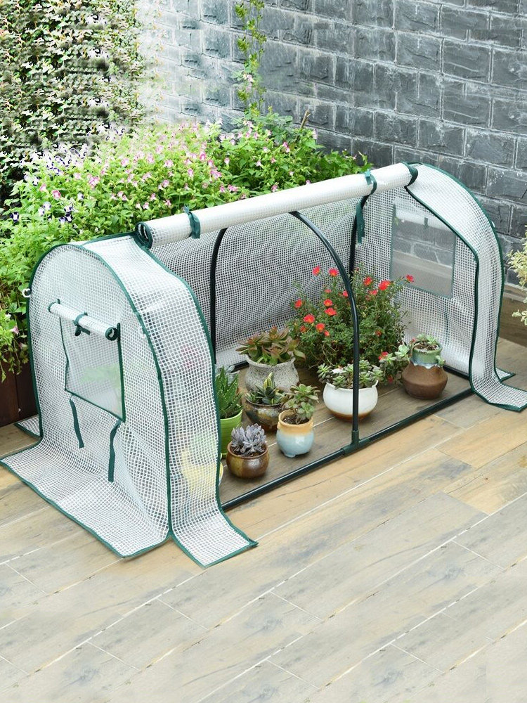 保温花架架防寒暖棚棚阳台暖房花房花盆架子保暖棚架户外支架大棚